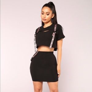 Fashion Nova Two piece shirt set